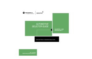 SG187: Automotive Selector Guide