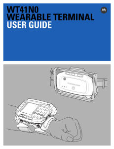 WT41N0 User Guide [English] (P/N 72E-xxxxxx