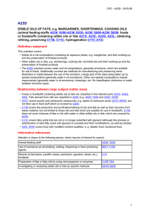 EDIBLE OILS OF FATS, e.g. MARGARINES, SHORTENINGS