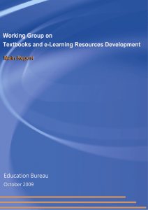 Working Group on Textbooks and e