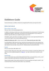 Exhibitors Guide - Danmarks Læringsfestival