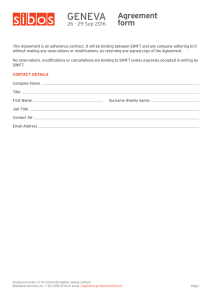 Agreement form