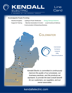 Coldwater, MI - Kendall Electric