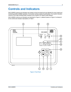 Controls and Indicators