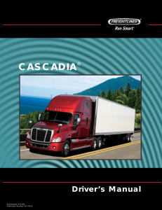 Cascadia Driver`s Manual