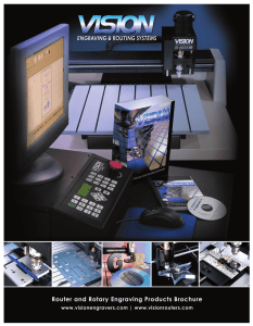 Router and Rotary Engraving Products Brochure