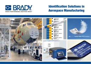 Identification Solutions in Aerospace Manufacturing