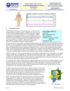 L06 Electrocardiography (ECG) II Introduction