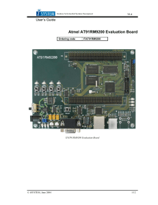 Atmel AT91RM9200 Evaluation Board