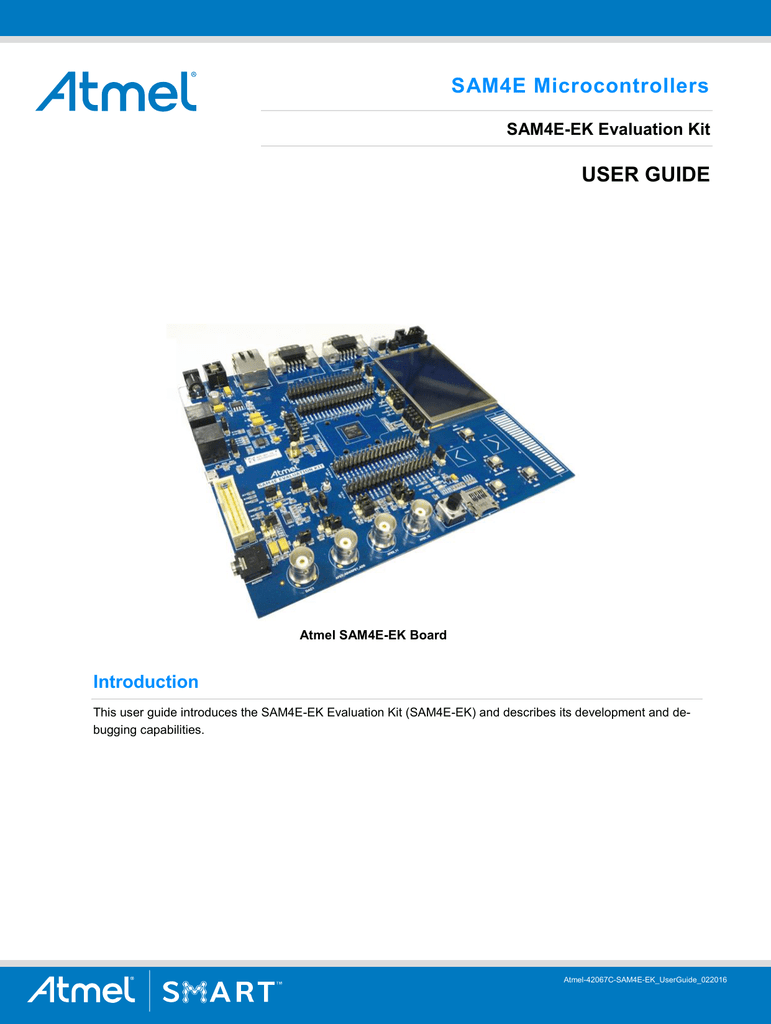 SAM4E-EK Evaluation Kit