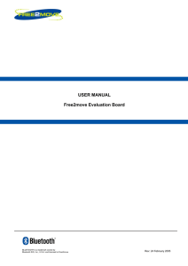 USER MANUAL Free2move Evaluation Board