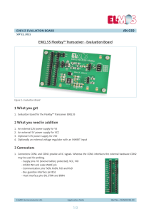 AN 039 1/3 E981.55 FlexRay™ Transceiver