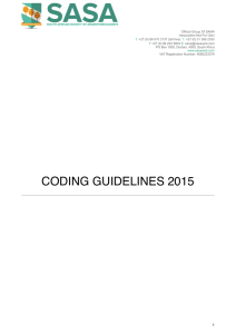 CODING GUIDELINES 2015 (sasaweb)
