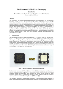 An 18 to 40GHz, Double Balanced Mixer MMIC