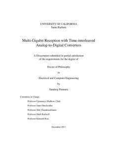 Multi-Gigabit Reception with Time-interleaved Analog-to