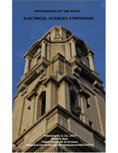 Proceedings - Department of Electrical Communication Engineering