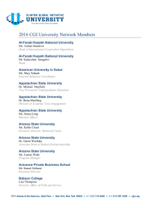 2016 CGI University Network Members