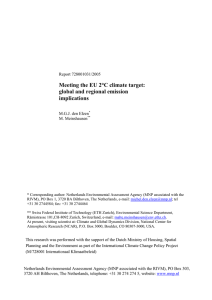 MNP rapport 728001031 Meeting the EU 2 degree C climate target