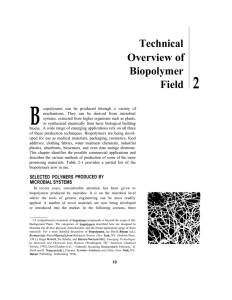Technical Overview of Biopolymer Field