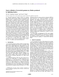 Source altitudes of terrestrial gamma-ray flashes produced