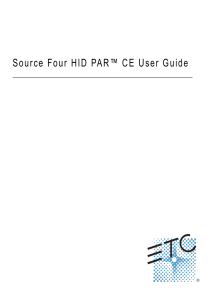 Source Four HID PAR™ CE User Guide