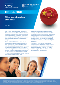 China shared services