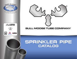 sprinkler pipe - Bull Moose Tube