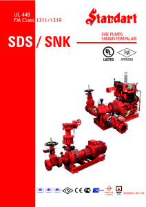 SDS / SNK - Standart Pompa