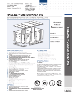 fineline™ custom walk-ins