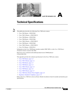 Technical Specifications