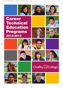 Career Technical Education Programs