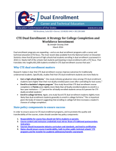 CTE Dual Enrollment - Education Commission of the States