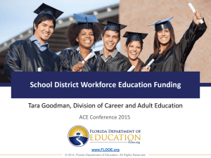 District Workforce Funding Models Overview