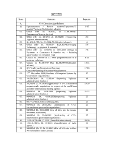 C  O  N   T E   N T  S  A. CVC Circulars/guidelines