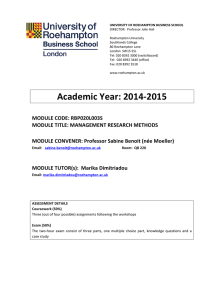 Module Handbook 2015 Version 2