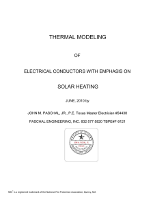 thermal modeling - Copper Development Association