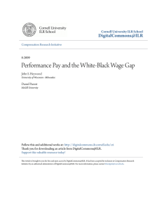 Performance Pay and the White-Black Wage Gap