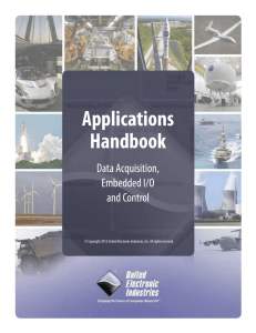 Applications Handbook - United Electronic Industries
