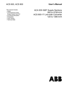 ABB ACS600, ACS800