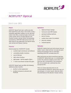 3770B-ACRYLITE Optical HC