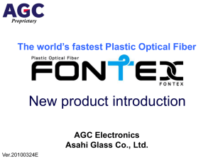 The world`s fastest Plastic Optical Fiber