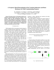 A Frequency Based Determination of the Transient - Allen
