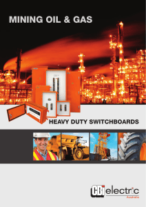 Mining Heavy Duty Switchboards