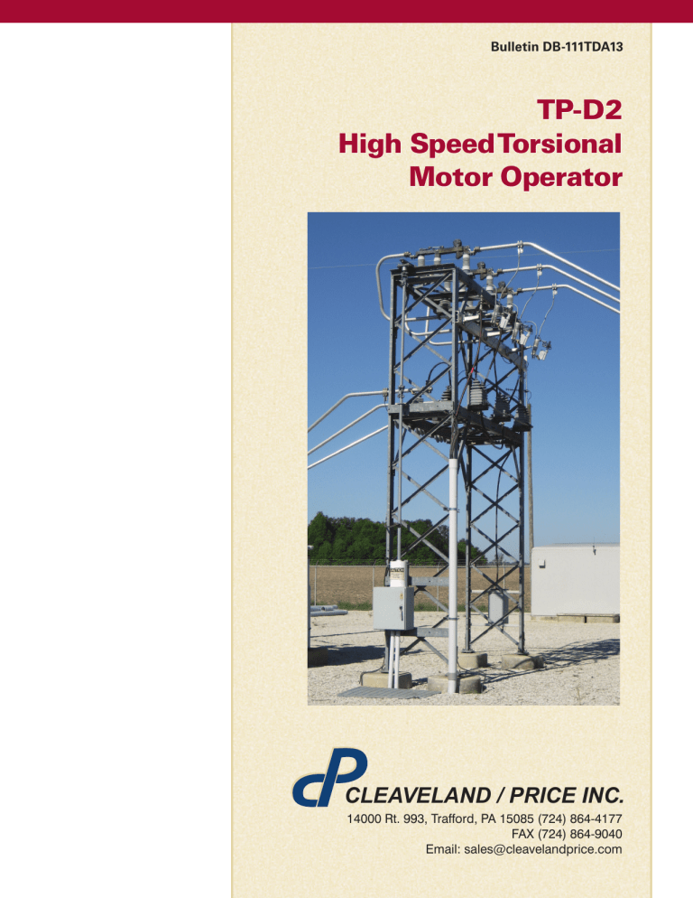 TPD2 Brochure Cleaveland/Price Inc.