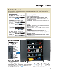 Storage Cabinets - Bacon and Graham, Inc.