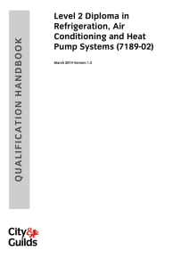 Level 2 Diploma in Refrigeration, Air Conditioning