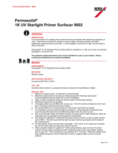 Permasolid® 1K UV Starlight Primer Surfacer 9002