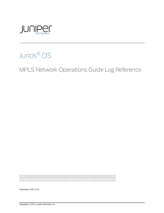 - Juniper Networks