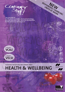 A resource for teaching and learning about health a wellbeing