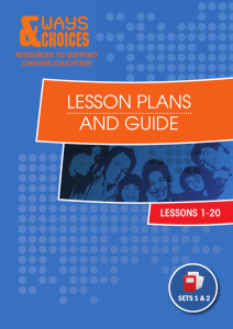 lesson plans and guide - Department for Education